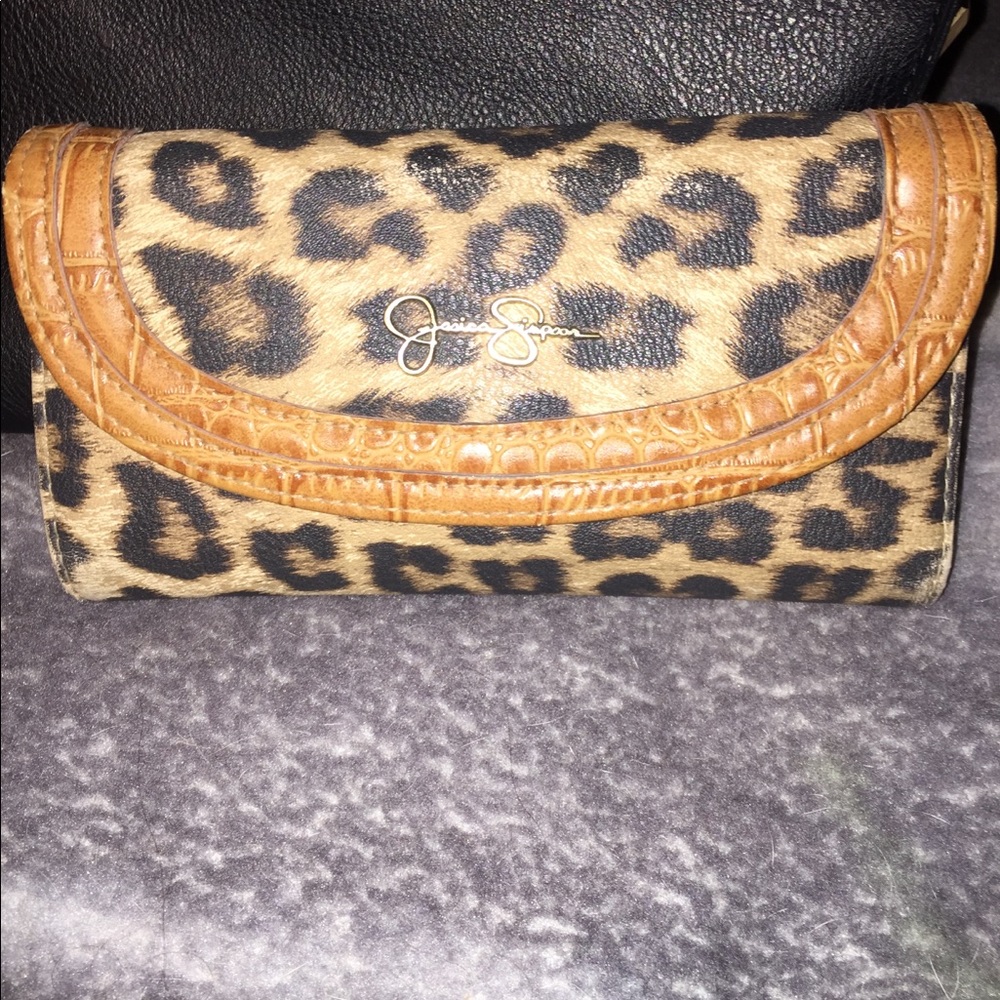 Jessica Simpson Leopard Wallet